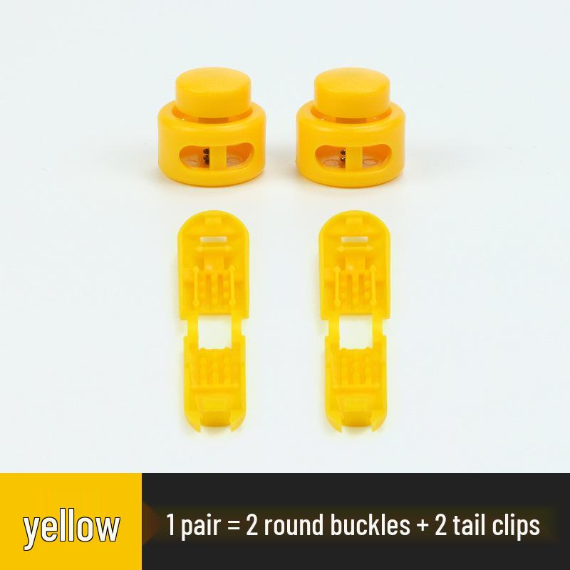 No-Tie Elastic Shoelace Buckle for Adults & Kids - Sport & Mountaineering Pair