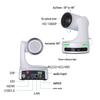Hongsidao 2.5K PTZ Conference Camera with 12x Optical Zoom (CN version)