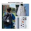 PACKOVE Soccer Ball Key Chain Plush Toy Sports Keychain Bag Charm for Women Boys Gift 3.5 Inch Lightweight 50G