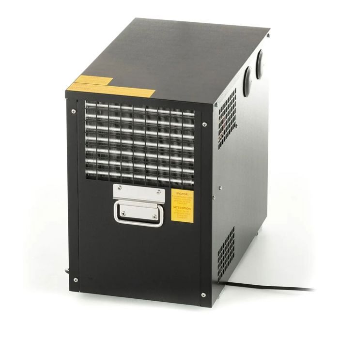 Kit complet sous-comptoir tireuse à bière AS-40 2 voies, refroidisseur passage direct et immersion Green Line, têtes plates, 40 L/h