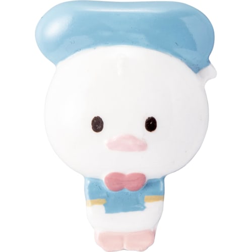 

Disney Donald Duck yululun chopstick rest, approximately 5 x 1 cm in diameter, white, perfect as a Donald gift or birthday present. Product code: san4