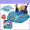 Jogo de Bingo Interativo Máquina de Loteria de Manivela Brinquedo Colorido Divertido para Família Para Crianças