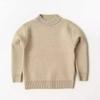 Boys Thick Fleece Kids Sweater Warm Round Collar Knit Pullover Base Layer