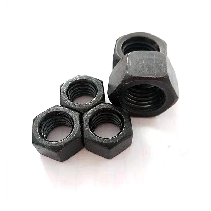OIMG Blackened Aluminium M48*5 Fine Thread Hex Nut