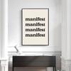 Law of Attraction Print Boho Art Quote Manifestation Canvas Poster Mindfulness Self Love Self Care Therapy Wall Painting Decor