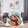 Dachshund Sausage Dogs Fluffy Blanket Throw Blanket for Sofa Blankets Double Bed Blankets and Throws Cobija Plaid Halloween &