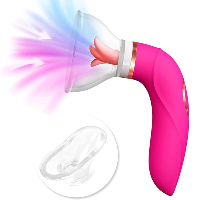 2 In1 Female Sex Toys Clitoral Suction Cups Suction Cups Sex Toys,  Sex Toys Tonguing Clitoral Dildos Female Sex Toys 8 Sucking 5 Licking Sex Toys
