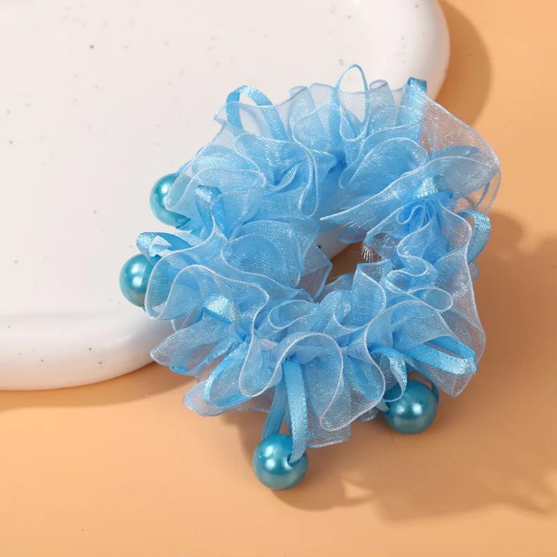 New Girl Ballet Head Flower Cute Handmade Children's Hair Circles Performance Flower Princess Headwear   Elastic Hair Bands