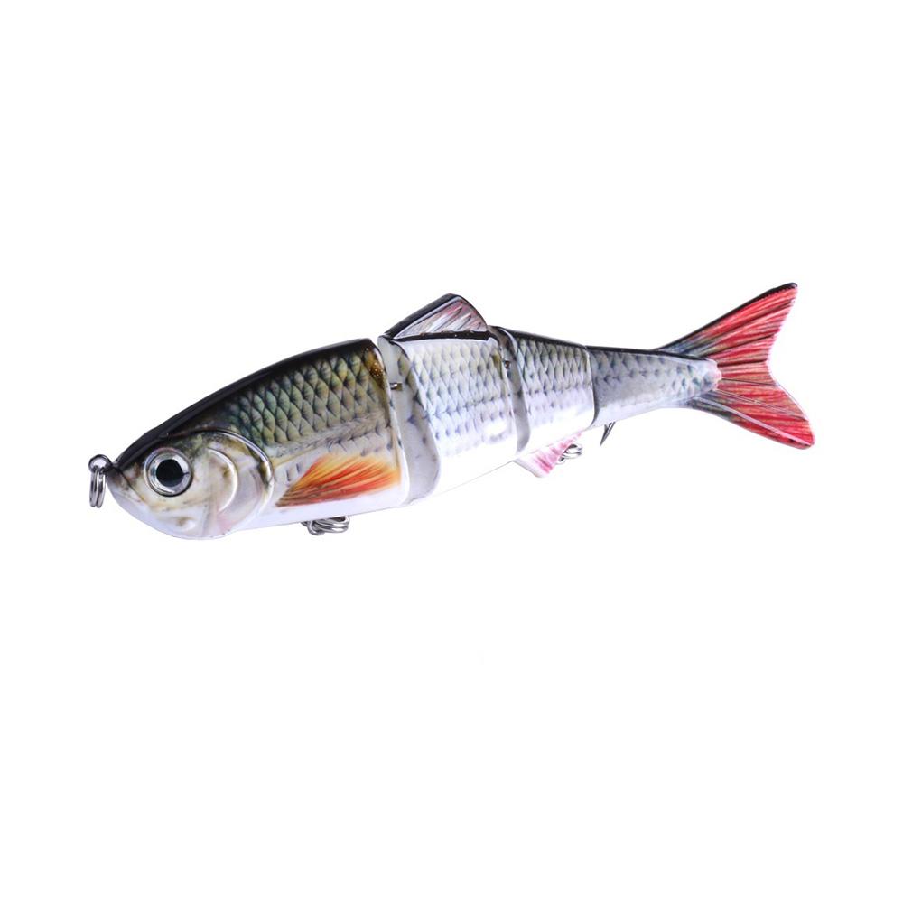 Fishing Lure Multi Jointed Hard Bait 15cm/37.3g Lifelike Bait Wobblers 4 Segments Swimbait (as the picture,15cm&37.3g)