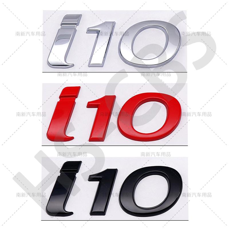 Stile Auto Cromato Metallico 3D Lettere Emblema I10 I20 I30 I40 Badge Posteriore del Bagagliaio Per Hyundai Targhetta con Logo Adesivi Accessori Auto