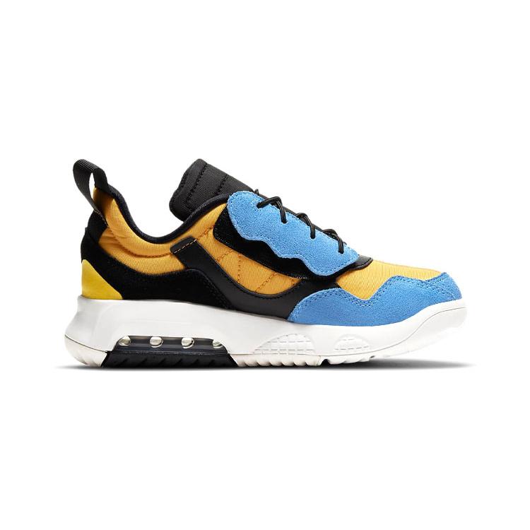 New Jordan MA2 'University Gold' Low Top Running Shoes Black Yellow Blue Children Aged 3 7 Years Old CW6595-700