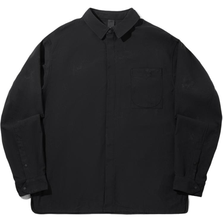 

Li Ning X Джеки Чан Коллаборация Серия Кунг-фу Свободная Повседневная Универсальная Рубашка с Длинным Рукавом Мужские рубашки ASHV119-2 S