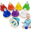 Colorful 8-note handbell set with touch controls, harmony, and mallets. Perfect as a gift for New Year's or Christmas. Perfect for beginners, beginner