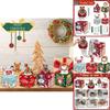 Christmas Themed Pattern Paper Box Set Holiday Decoration Props For Holiday Celebrations