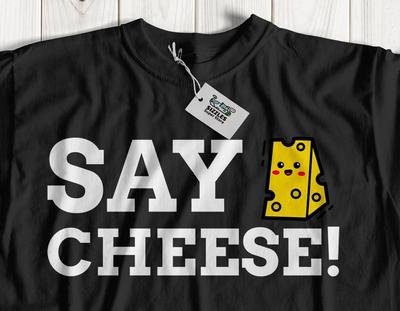 Say Cheese! Unisex Funny New Smile T-Shirt Dental Braces and Veneers Gifts