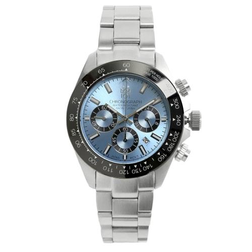 

[HYAKUICHI 101] Мужские часы Hyakuichi Diver s Chronograph с водонепроницаемостью 20 ATM, кварцевым керамическим безелем и указателем даты SIB