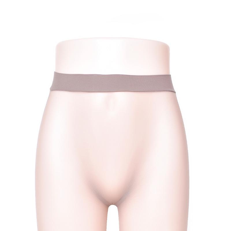 Seamless Velvet Deep-Crotch Transparent Stockings - Ultra-Thin, Plus Size, Easy Wear 
