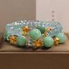 Rose Quartz Double Layer Stackable Bracelet for Women - Light Luxury High-End Beaded Gift for Best Friend.