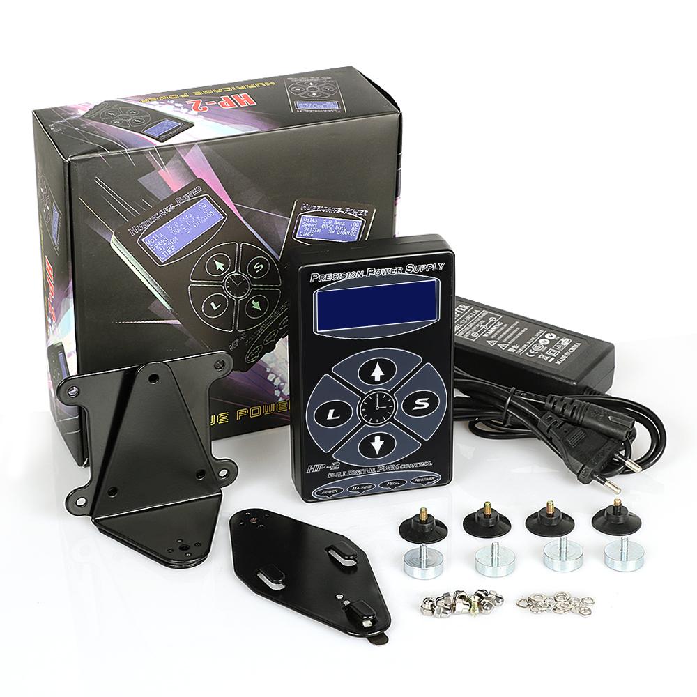 Tattoo Power Machine Supply Digital LCD Liner and Shading Dual Mode Intelligent Timing With EU Adapter Tattoo Power Set