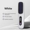 1PC portable wireless hair straightener brush, constant temperature and anti-scalding , hot comb function, Type-C fast charging, LCD screen display
