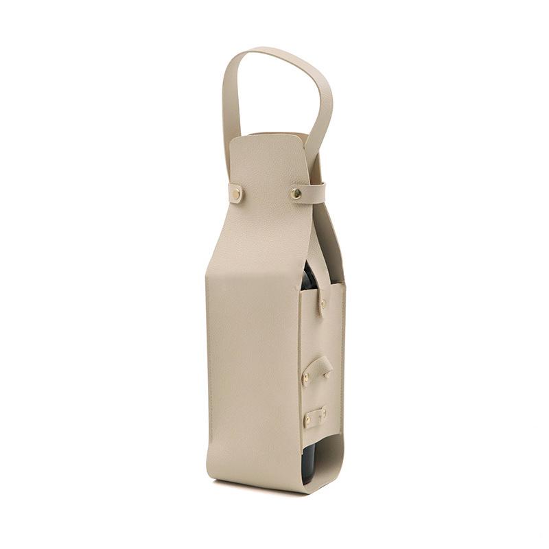 1Pcs Wine Tote Wine Holder Champagne Bags Wine Carrier With Handle Liquor Bottle Carrier Carry-On Pouch Travel Whiskey Wine Bag