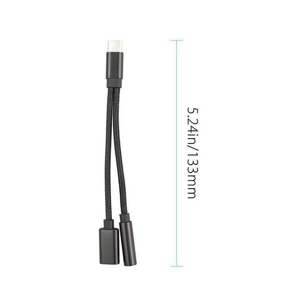 USB C To 3.5mm Type C Audio Adapter Male To Female Audio Converter Adapter 3.5mm Jack Connector