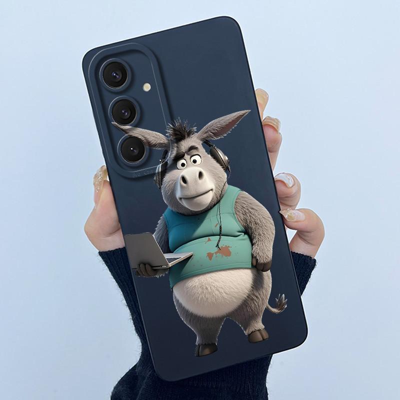 Funny Cool Cat Dog Silicone Phone Case For Samsung Galaxy A16 A26 A36 A56 5G Bumper Matte Protective Soft Back Cover Shell Capas