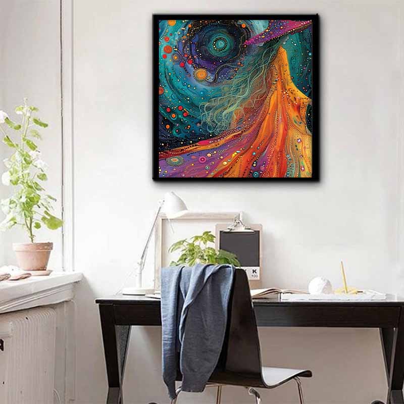 New Arrival 5D DIY Full Circle Diamond Painting "Elf Witch" Embroidery Cross Stitch Home Decor Gift