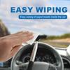 2Pcs Car Rearview Mirror Wiper Mini Squeegee Stainless Steel Telescopic Car Side Mirror Window Wash Cleaning Tool Handheld Wiper