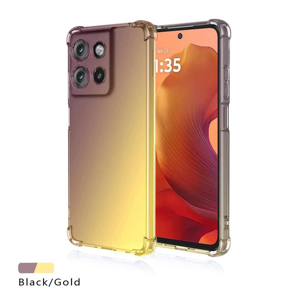 Four-corners Shockproof Gradient TPU Case for Motorola Moto G67 G77 G17 G7 Power G06 G6 G86 Protective Cover Fundas Coque
