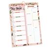 Self Discipline Recipe Daily And Weekly Planner Menu Organizer Spiral Tear Off Schedule Management Notebook