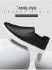 Men's Casual Cowhide Leather White Loafers - Stylish & Versatile for Spring and Autumn