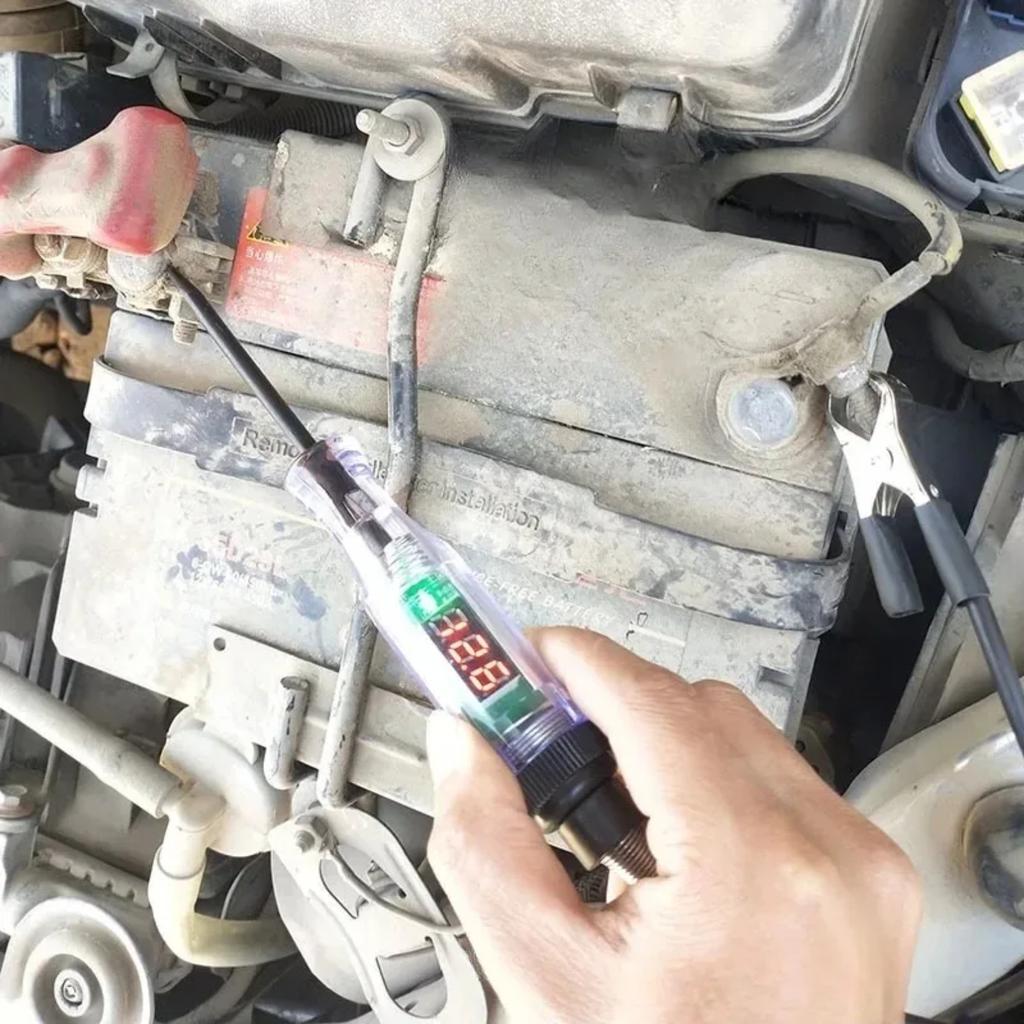 Car Truck Voltage Circuit Tester Auto 3V-24V Tools Car Diagnostic Probe Test Pen Light Bulb Electric Measuring Pen Tools