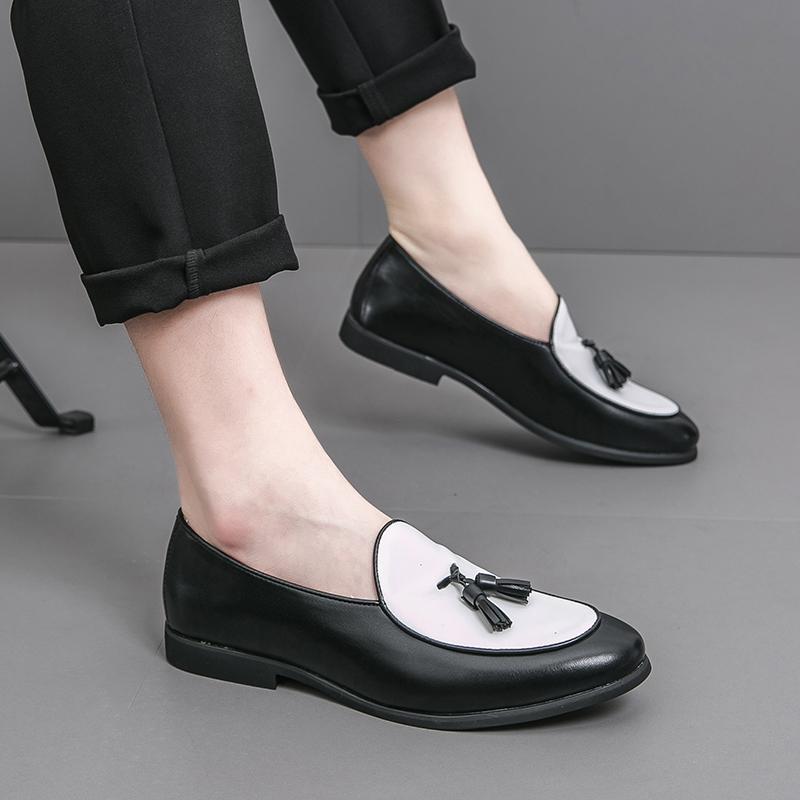 Fashion Mixed Colors Mens Dress Shoes Retro Male Leather Shoes Business Male Baroque Footwear Casual Mens Oxford Footwear