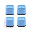 4 Pieces Laundry Appliance Feet Stackable Washer Support Textured Foot Pad