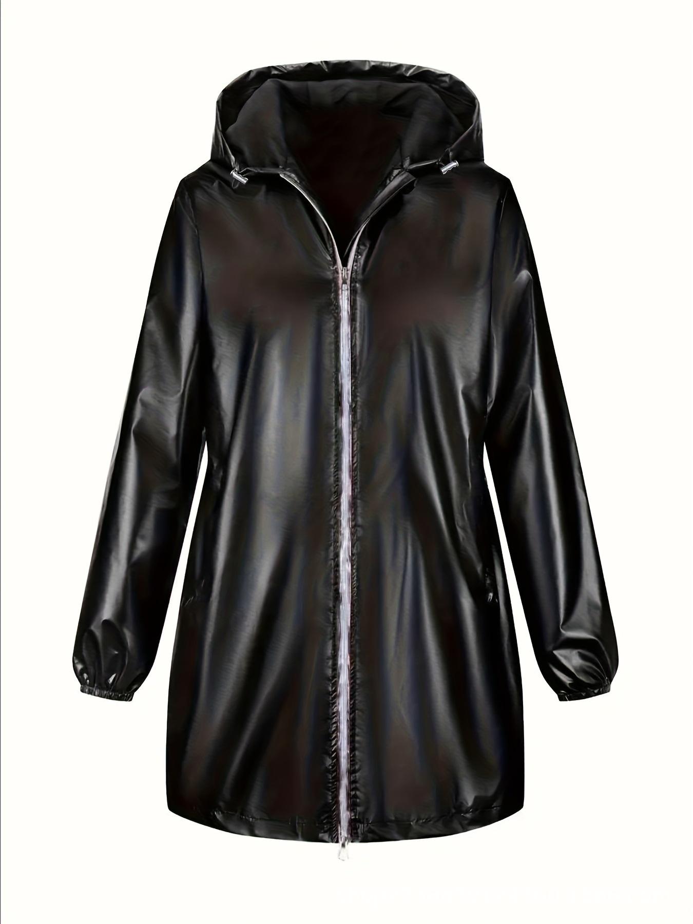 2026 Spring Women s Plus Size Hooded Jacket: Simple, Solid Color & Versatile 2XL