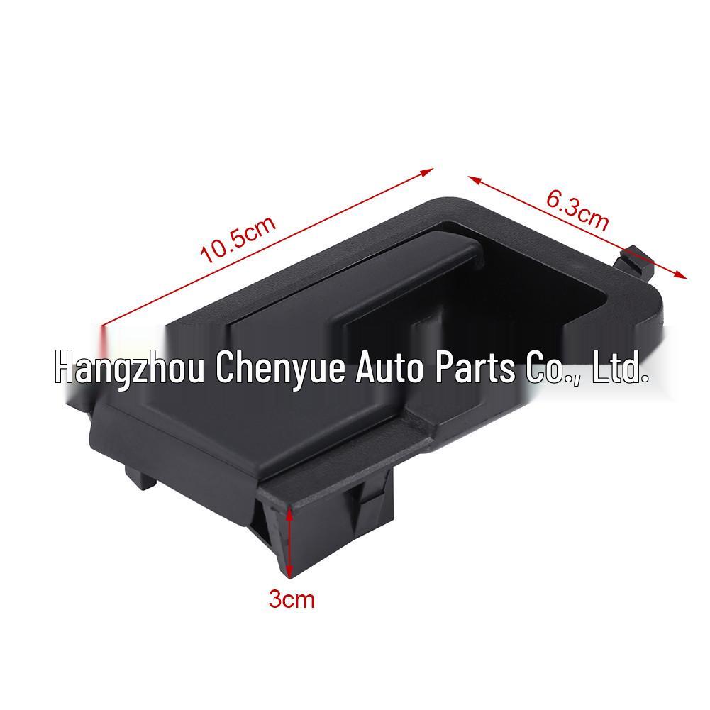 Volkswagen T4 (90-02) Black Interior Door Handle Set: 701837020U71, 701837019U71.