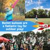 100Pcs Fun Rocket Screaming Balloon Bright Color Balloon Rocket Giant Flying Whistle Balloons Go Up To The Sky  Kids Party Toy