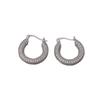 Luxury Silver Needle Zirconia Earrings for Women - Elegant Hoop Design for Square & Round Faces, Exquisite, Unique, Light, & Stylish.