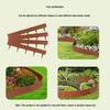 Rattan-Style Garden Edging Flower Bed Fence
