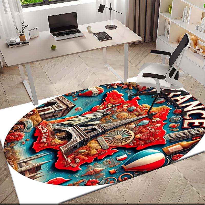 1pc Statue of Liberty, USA Carpet Rug for Living Room Bedroom Home Sofa Decoration,Kids Play Non-slip Floor Mat