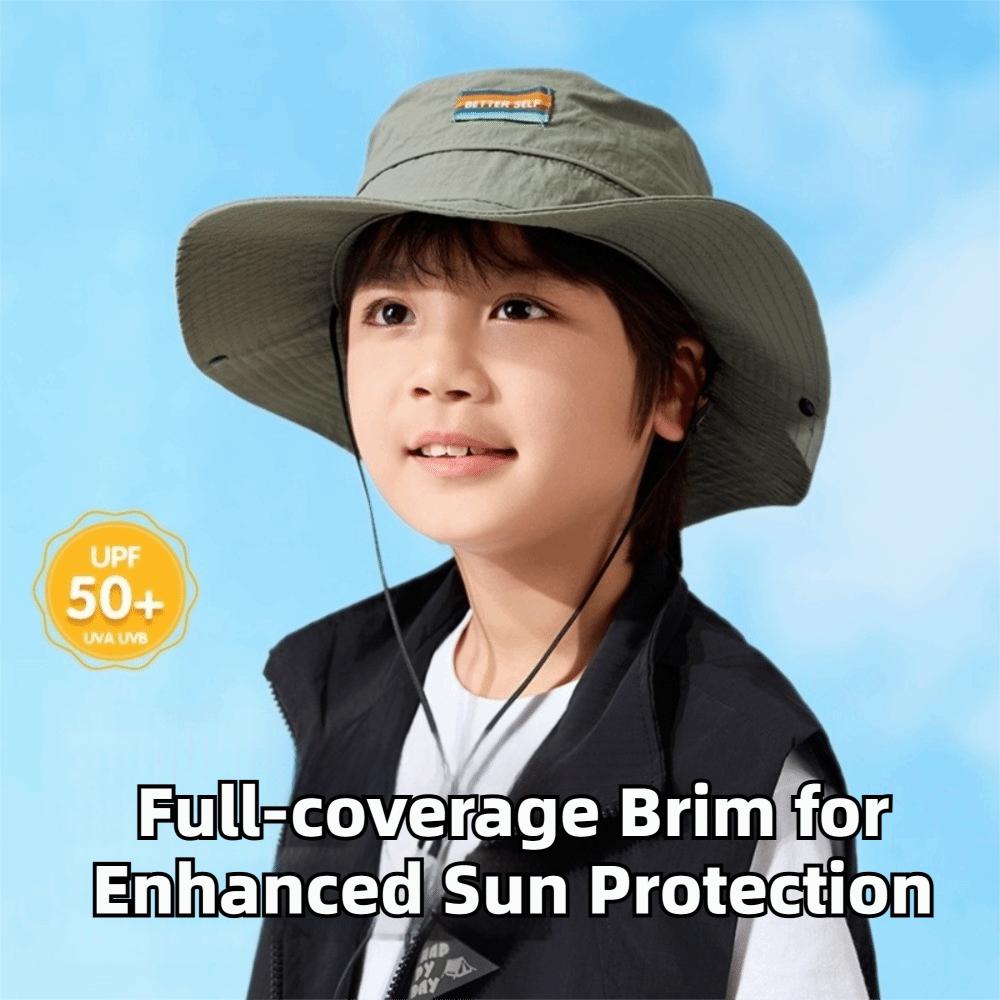 Sombrero de Campaña de Ala Ancha Moda Secado Rápido Material Delgado Sombrero de Pescador Protección Solar Resistente a los Rayos UV Gorra Senderismo al Aire Libre