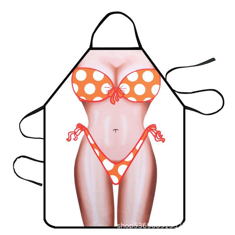 Novelty Muscle Man Apron - Creative Funny Design