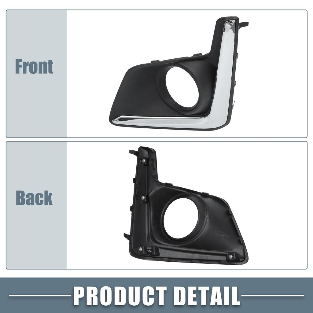 ABSOPRO Front Left Fog Light Grille Cover Part Number for Suzuki XV Crosstrek Trim, 57731FJ430, 2016-2017