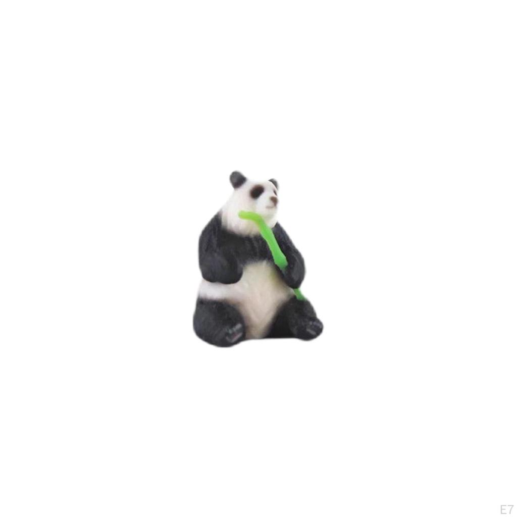 Adorable Miniature Panda Figurines for DIY Projects And Decor