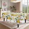 Rechteckige Tischdecke mit Zitronenmuster für Tischdekoration, Feier, Party, Wasserdicht, Wiederverwendbare Tischdecke für Tische, Küche, Esszimmer, Terrasse