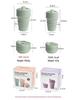 Collapsible Silicone Travel Mug, 500ML, Portable & Foldable Water and Coffee Cup