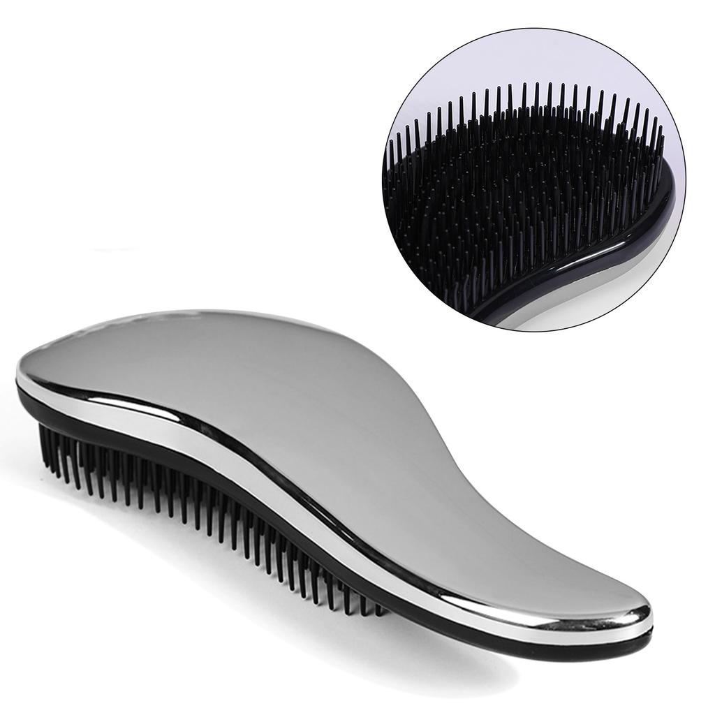 Flokebørste Elektroplettering Forhindrer Statisk Elektrisitet Moteabel Bærbar Massasjekam for Kvinner og Menn