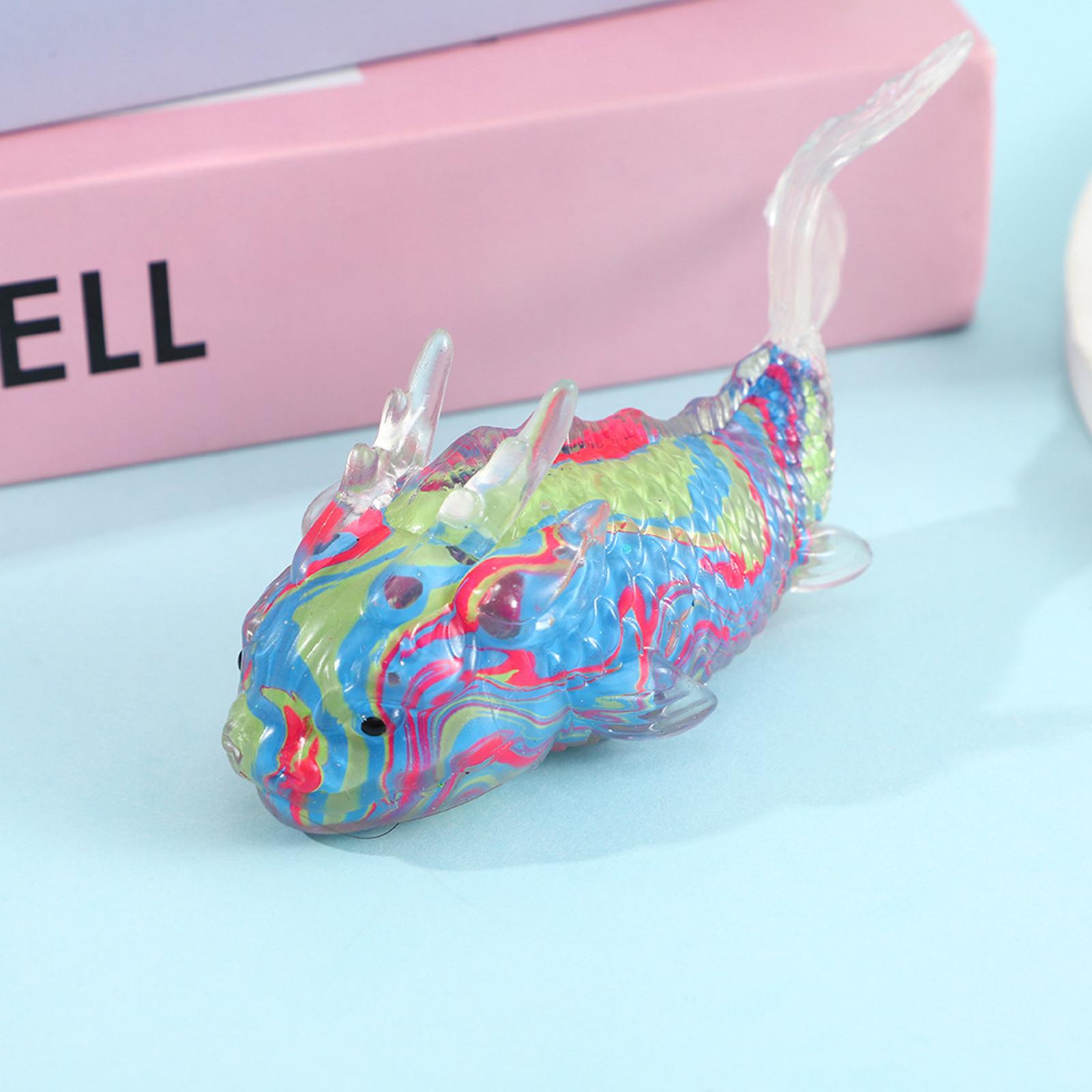 

Рыбка из мальтозы, Игрушка, Мягкая мраморная игрушка-антистресс с растягивающейся текстурой для детей и взрослых One Size