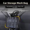 Spacious Car Seat Mesh Bag Large Capacity Handbag Purse Organizer  for Dogs and Pets